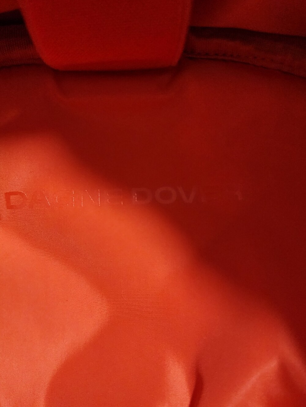 Dagne Grover Dakota Travel Laptop Backpack Bright Red Orange Color Medium - Picture 8 of 13